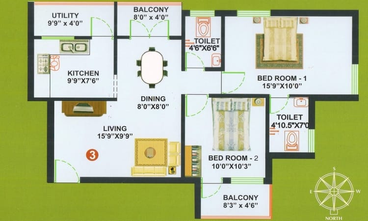 Vamshi Krishna Apartment (2014-2015)